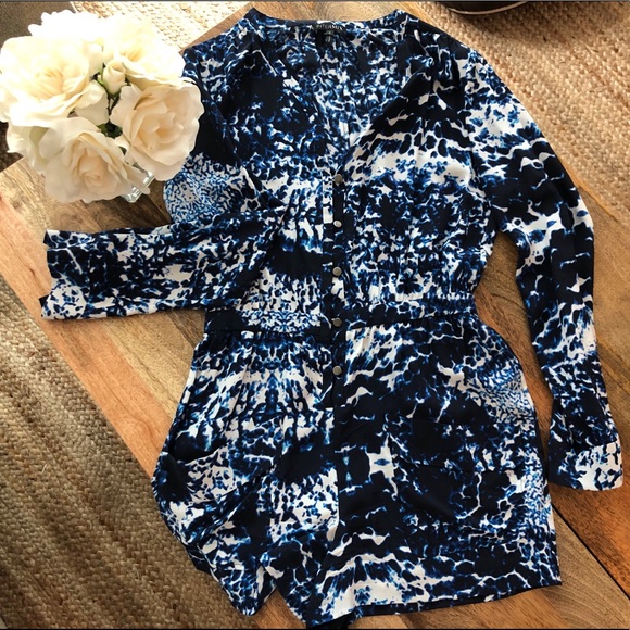 Intermix Roxy Printed Silk Romper - Picture 5 of 5